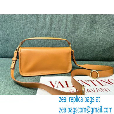 VALENTINO VLOGO 1960 NAPPA LEATHER SHOULDER BAG TAN 2024