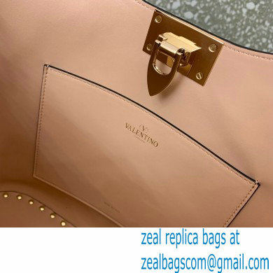 Valentino Garavani Rockstud Leather Tote PINK 2024