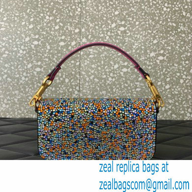 Valentino Garavani Small Loco multicolor Beaded Tote Bag 2024