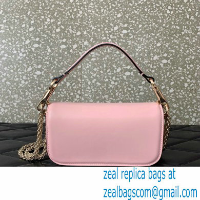 Valentino VLogo Signature Loco Small Shoulder Bag With Jewel Logo PINK