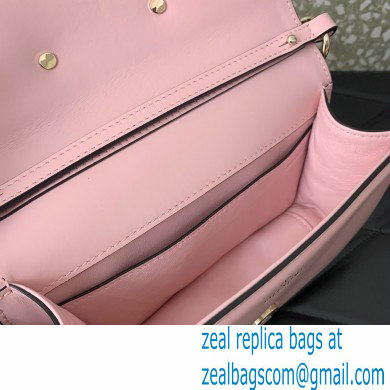 Valentino VLogo Signature Loco Small Shoulder Bag With Jewel Logo PINK