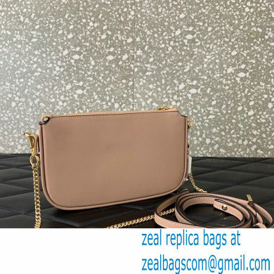 Valentino VLogo Signature mini bag in calfskin leather Nude 2024