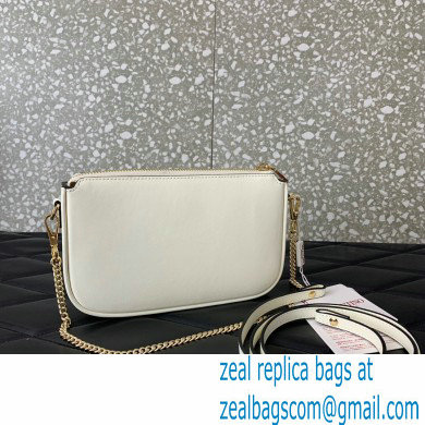 Valentino VLogo Signature mini bag in calfskin leather White 2024