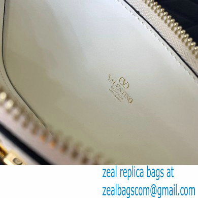 Valentino VLogo Signature mini bag in calfskin leather White 2024