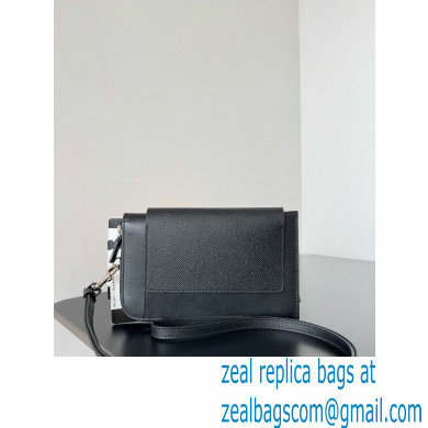 balenciaga Men's Passport Phone Holder in Black 2024