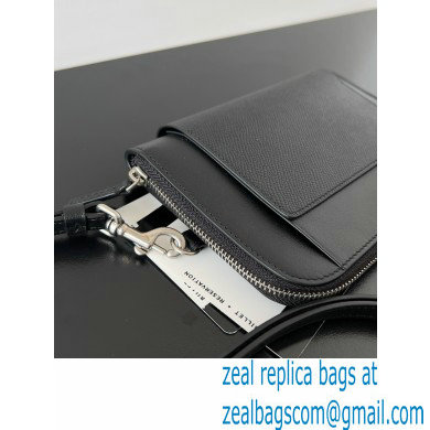 balenciaga Men's Passport Phone Holder in Black 2024