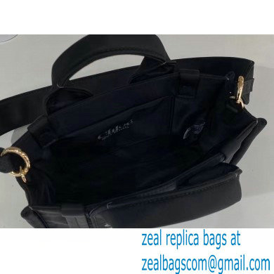 chloe small Woody tote bag in Recycled nylon with Chloe logo black 2024