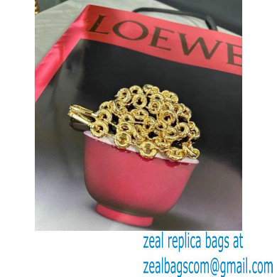 loewe Chunky donut strap in metal gold