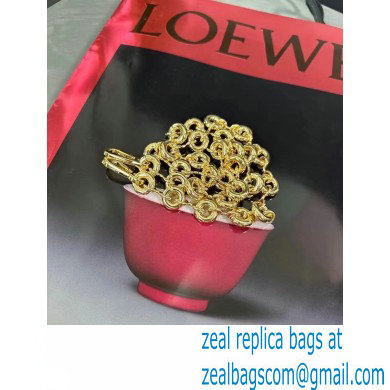 loewe Chunky donut strap in metal gold