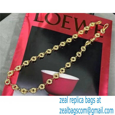 loewe Chunky donut strap in metal gold