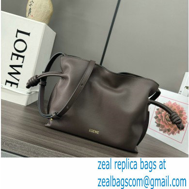 loewe Mini Flamenco clutch in nappa calfskinChocolate 2023