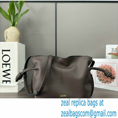 loewe Mini Flamenco clutch in nappa calfskinChocolate 2023