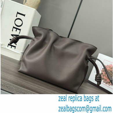 loewe Mini Flamenco clutch in nappa calfskinChocolate 2023