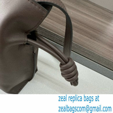 loewe Mini Flamenco clutch in nappa calfskinChocolate 2023