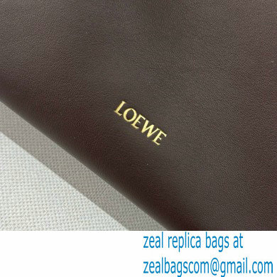 loewe Mini Flamenco clutch in nappa calfskinChocolate 2023