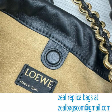 loewe Mini flamenco purse bag in mellow nappa lambskin BLACK 2024