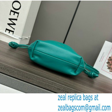 loewe Mini flamenco purse in mellow nappa lambskin 262333 Emerald Green 2024