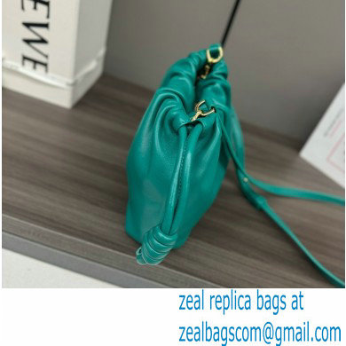 loewe Mini flamenco purse in mellow nappa lambskin 262333 Emerald Green 2024