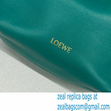 loewe Mini flamenco purse in mellow nappa lambskin 262333 Emerald Green 2024