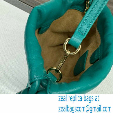 loewe Mini flamenco purse in mellow nappa lambskin 262333 Emerald Green 2024