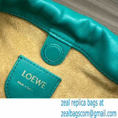 loewe Mini flamenco purse in mellow nappa lambskin 262333 Emerald Green 2024