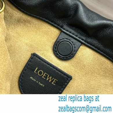 loewe Mini flamenco purse in mellow nappa lambskin 262333 black 2024