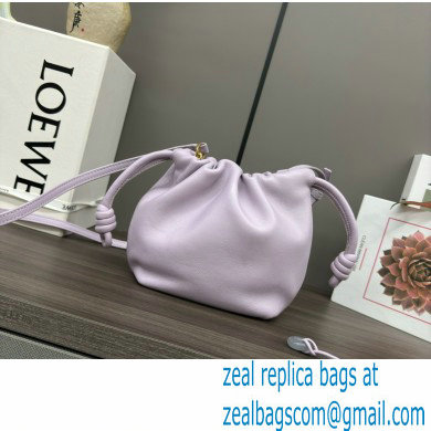 loewe Mini flamenco purse in mellow nappa lambskin 262333 purple 2024