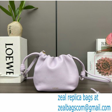 loewe Mini flamenco purse in mellow nappa lambskin 262333 purple 2024