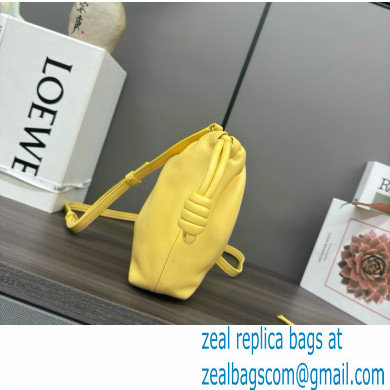 loewe Mini flamenco purse in mellow nappa lambskin 262333 yellow 2024