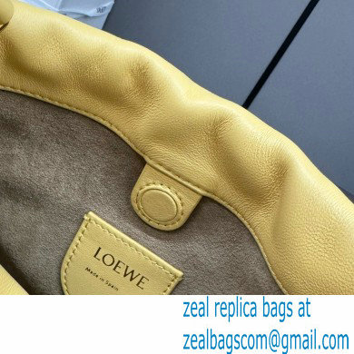 loewe Mini flamenco purse in mellow nappa lambskin 262333 yellow 2024