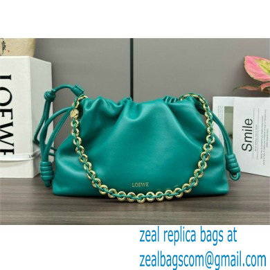 loewe flamenco purse in mellow nappa lambskin 012403 emerald green 2024