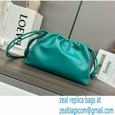 loewe flamenco purse in mellow nappa lambskin 012403 emerald green 2024