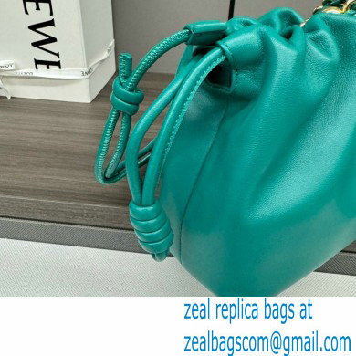 loewe flamenco purse in mellow nappa lambskin 012403 emerald green 2024