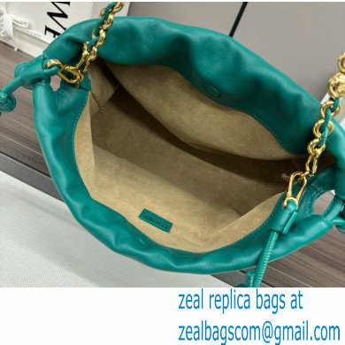 loewe flamenco purse in mellow nappa lambskin 012403 emerald green 2024