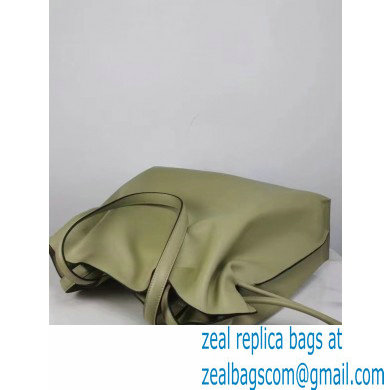 loewe large Flamenco clutch in nappa calfskin Clay Green 2024