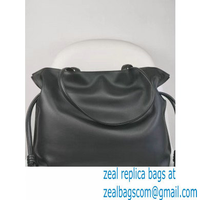 loewe large Flamenco clutch in nappa calfskin black 2024