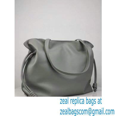 loewe large Flamenco clutch in nappa calfskin pearl gray 2024