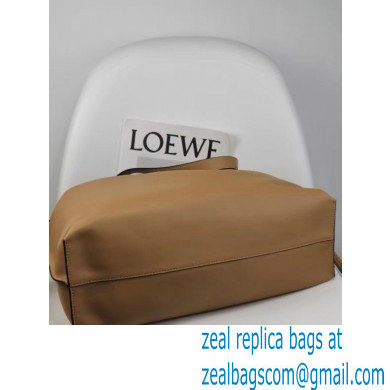 loewe large Flamenco clutch in nappa calfskin tan 2024